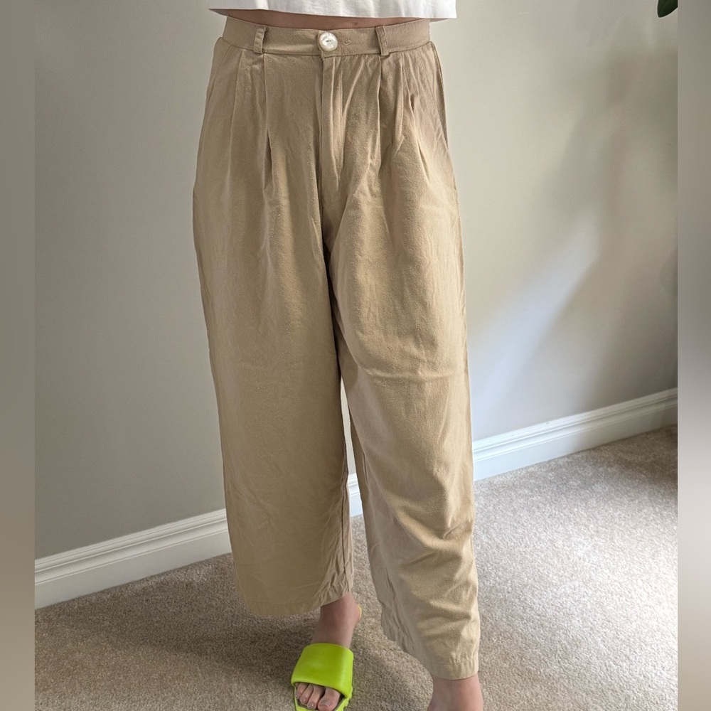 Harly Jae Rhodes Raw Silk Trousers